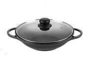 GRANITE STONE WOK ( SIZE 36CM SIZE 40CM )
