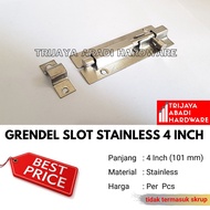 4 inch Stainless Steel Slot Latch Door Lock Slot