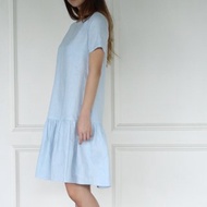 linen dress / women clothing / casual linen dress / natural linen dress E44D