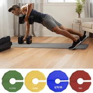 1pcs 1.37 Inch Hole Strength Training Dumbbell Weight Plate Rubber Barbell Plates 0.25kg/0.5kg/0.75k