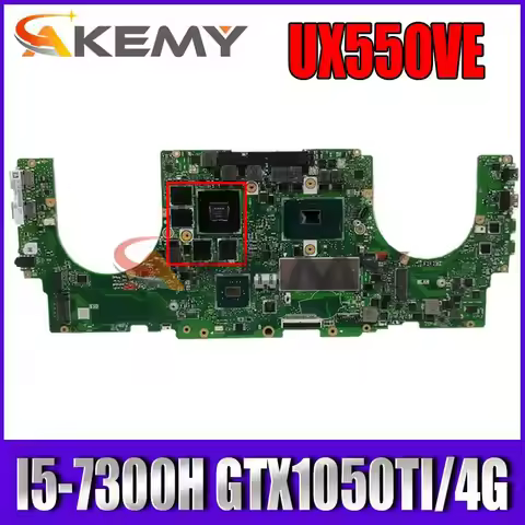 For ASUS A550V W50V X550V FH5900V Mainboard UX550VD X550VX X550CC U5500V Laptop Motherboard CPU i3 i