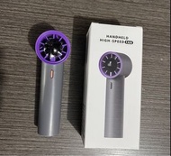 包郵‼️紫色輕巧手提高速風扇 風扇仔涼爽涼快