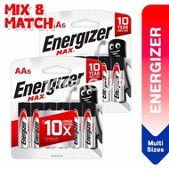 Energizer MAX AA / AAA Alkaline Battery / Long-Lasting Performance Reliable Energy, Assorted
