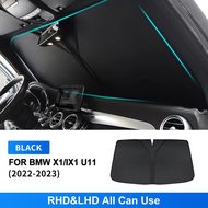 [GTY VJK For BMW X1 U11 2022-2023 IX1 Foldable Sun Umbrella Front Windshield Sun Shade Umbrella Port