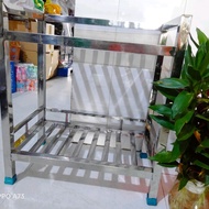Kệ để lò vi sóng kệ úp ly kệ chén kệ gia vị inox 100% KT R30*d50*c57