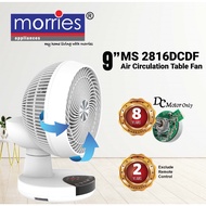 MORRIES MS2816DCDF 9" AIR CIRCULATION TABLE FAN