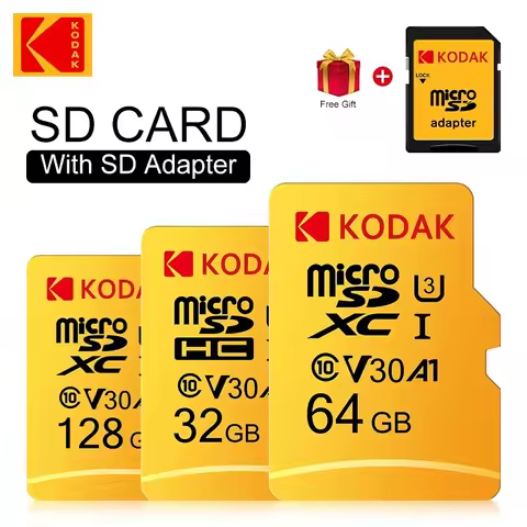 Kodak Micro SD Card 64GB 32GB Memory Card 512GB 256GB 128GB MicroSDXC Class10 SD Memory Card 100MB/s