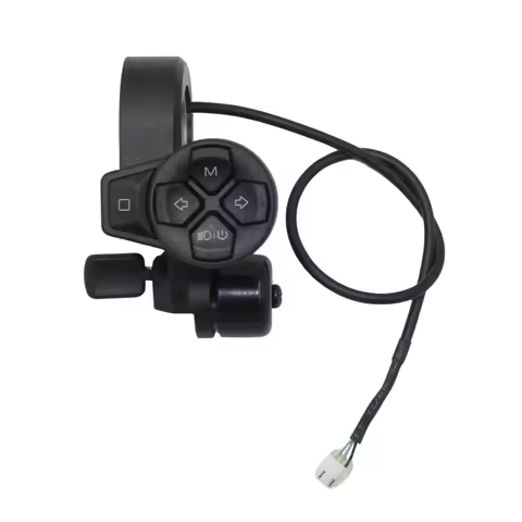Multi-Functional Switch with Bell Turn Signal Button Replacement for Electric Scooter Segway Ninebot