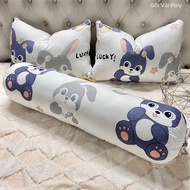 COMBO 2 GỐI NẰM KÈM 1 GỐI ÔM Ruột Gối Hoạ Tiết Chưa Có Vỏ Gối Chất Liệu Cotton Poly