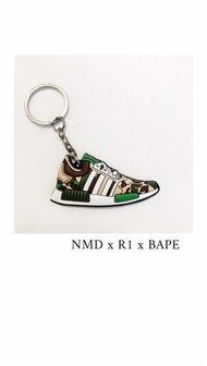 Keychain gantungan kunci NMD x R1 x BAPE