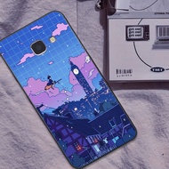 Samsung J7 / J7 Plus / J7 Prime Case Set With Extremely Sparkling And Poetic Anime Landscape. Genuine SS Case