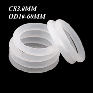 White Silicone O-Ring O-Ring Sealing Ring High Temperature Resistant Waterproof Silicone Ring Leak-P