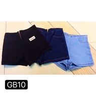 [Ready stock] GB10 GBJ high waist short jeans pants