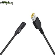 ZHANGHONG Type-C Female to Square Slim Tip Professional Durable Laptop Power Cord for  Yoga 2  13 Th