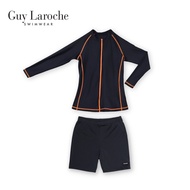 Guy Laroche Swimwear GPD9305 ชุดว่ายน้ำ กีลาโรช Skindive (สกินไดฟ์) เสื้อแขนยาว กางเกงขาสั้น ชุดว่ายน้ำหญิง Plus size