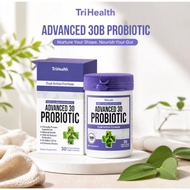 Premium TriHealth Advance Probiotic 30 Capsules – Dual Action Digestive & Gut Health Support | 100% 