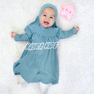 Gamis bayi perempuan 0 6 bulan Baju bayi perempuan Baju muslim bayi