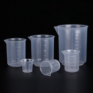 Plastic Beaker Thickened PP Measuring Cup 50 - 1000ml Lab Graduated Beaker for Laboratory Home