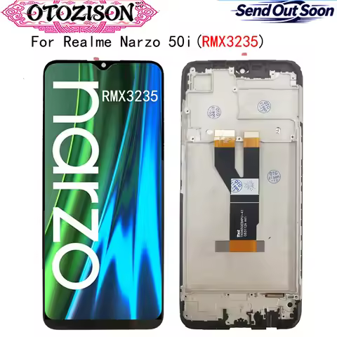 For Realme Narzo50i LCD Display Screen For Realme Narzo 50i RMX3235 LCD Display Screen Touch Panel D