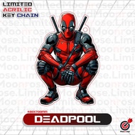 THEME DEADPOOL PREMIUM ACRYLIC KEYCHAIN - LIMITED EDITIONS G2