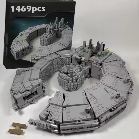 1469pcs UCS Star Battle Imperial Star Destroyer MOC 75394 Building Block With 7 Dolls For Christmas