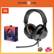 JBL Quantum 300 Hybrid wired over-ear stereo surround sound gaming headset with flip-up mic [100% AU