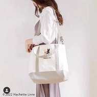 日本 2022 新款 Gaspard et Lisa 卡斯柏和麗莎 帆布 刺繡 2-WAY BAG 手提袋 斜孭袋 單肩包（需訂購，兩個顏色可供選擇）