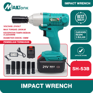 MAILTANK SH53 CORDLESS IMPACT WRENCH  CORDLESS DRILL BRUSHLESS 21VOLT BUKA BAUT  MOTOR MOBIL