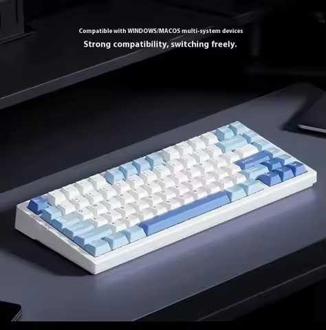 MCHOSE G75Pro Tri-Mode Wireless Esports Mechanical Keyboard Hot-Swappable Switches layout RGB Backli
