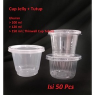 Clear Plastic Jelly Cup Pudding Agar Cup and Lid 100ml 120ml 150 Thinwall Cup 150ML ML