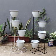 MOON STANDING POT 4-in-1 CIRCLE STANDING POT PLANTER STANDING/