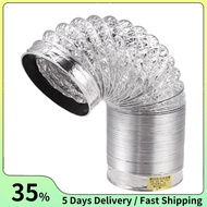 4Inch Ventilator Pipe 100Mm Pvc Aluminum Tube Air Ventilation Pipe Hose Flexible Exhaust Duct 3/2M A