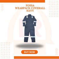 FOSSA Wearpack Coverall Top + Color Bottom Darkbiru