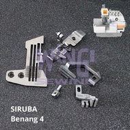 MESIN SIRUBA GAUGE SET Getset Industrial Overlock Sewing Machine TYPICAL JACK SIMARU SHUNFA