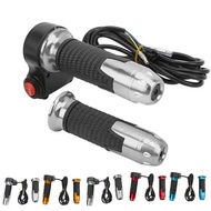 【New-store】 1 Pair 12v-99v Throttle Grips Electric Throttle Electric Bike Scooter Accelerator Handle With Button