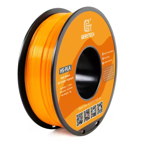 GEEETECH High-Speed PLA Filament 1.75mm 1kg 1 spool,Better Liquidity, Fast Curing, HS-PLA High-Speed