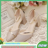 Ready Stock 35-40 kasut raya perempuan kasut heels perempuan wedding kasut wanita bertumit kasut ray