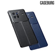 Vivo X80 5G V2183A CASEBURG Urban Shield Case 商務斯文 耐磨皮紋 保護套 手機軟殼 6405A