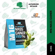 BS Nutrition M16 Mass Gainer 5.4kg Green Tea - Halal Mass Protein Gainer, Weight Gainer