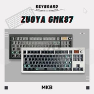 [READY STOCK] Zuoya GMK87 80% TKL Keyboard Kit Hot-Swap Custom RGB Tri-Mode 2.4Ghz Bluetooth TypeC K