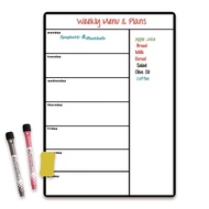 TEMU Weekly Planner Whiteboard, Fridge Magnetic Memo Pad For To-do Lists, Notes, Project Schedules, 