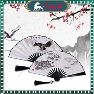Chinese Style Folding Fan Folding Fan/ Chinese Motif Souvenir Fan/