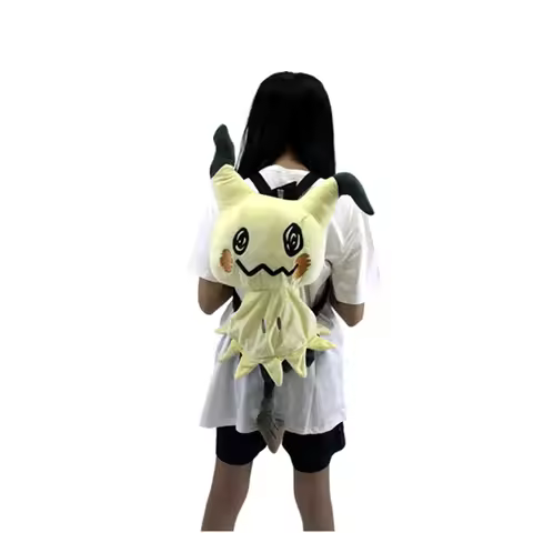 TAKARA TOMY Pokemon Mimikyu Backpack Anime Student Outdoor Bag Funny New Cartoon SchoolBag Gift