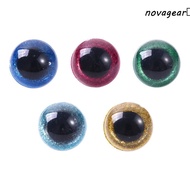 NOVAGEAR​ 3D Glitter Eyes Plastic Safety Eyes Trapezoid 10pcs DIY Doll Doll Eyeballs Amigurumi Doll 