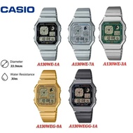 Casio A130WE  A130WEG  A130WEGG Series Retro-Futuristic watches get four new models - A130WE