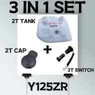 YHMMOTOR y125 125 125zr 125z Y125ZR Y125Z Y125 2T TANK TANGKI 2T MINYAK 2T TONG 2T TANK CAP 2T SWITC