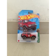 MERAH Hcw91 - Hot Wheels Regular '21 Ford Bronco Off-road Red Racing Car Toy