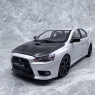 VIAT 1/18 Mitsubishi Mitsubishi EVO X TE37 Alloy Car Model Out of Print Car Model