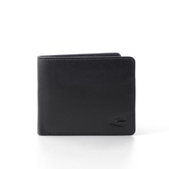 camel active Men Bi Fold Wallet Leather 14 Card Compartments Nappa Finished Black SBF3B24WCN3#BLK