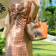 Hermes 拼色Picotin 18菜籃子 兩大金剛色大象灰+金棕色 銀扣 18*13*19cm 全新閒置配件塵袋盒子